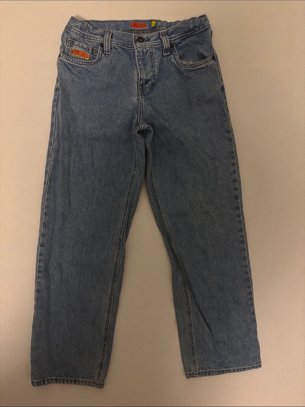 Empyre Men's Straight-Leg Blue Denim Jeans